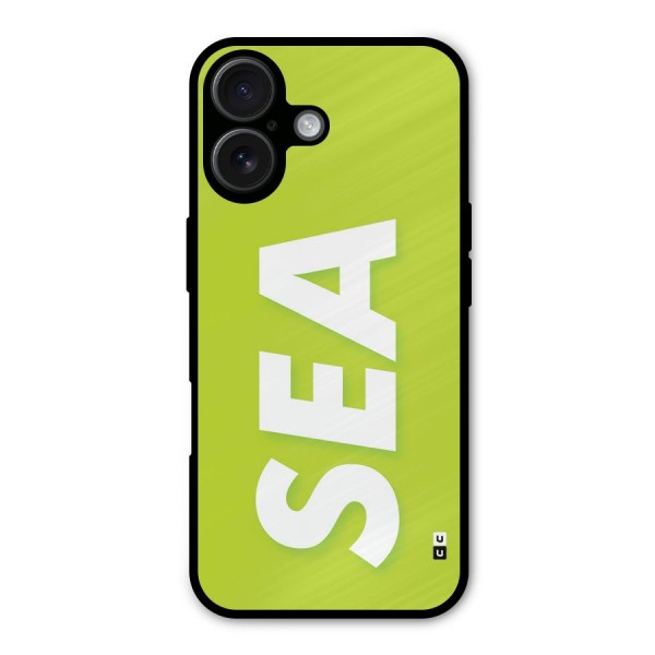 Amazing Sea Metal Back Case for iPhone 16