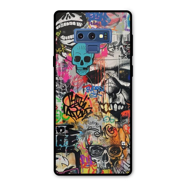 Amazing Street Art Metal Back Case for Galaxy Note 9