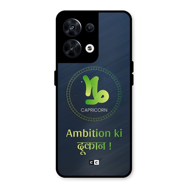Ambitious Capricorn Metal Back Case for Oppo Reno8 5G