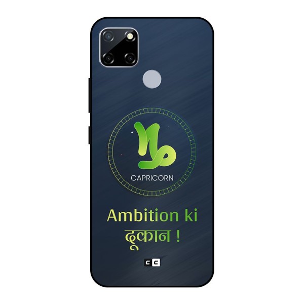 Ambitious Capricorn Metal Back Case for Realme Narzo 30A