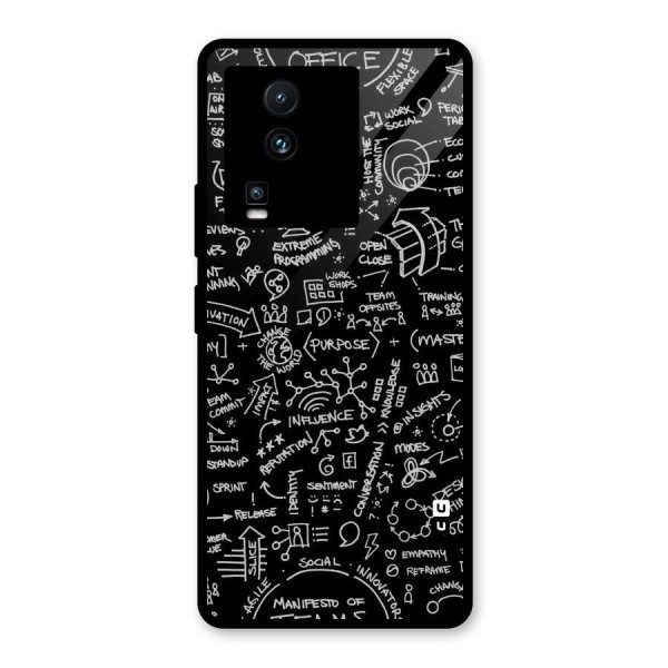 Anatomy Pattern Glass Back Case for Vivo iQOO Neo 7