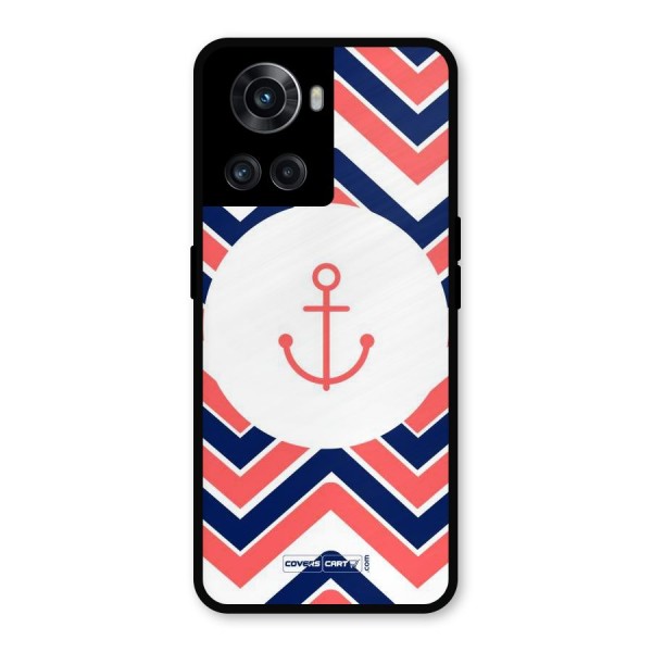 Anchor Zig Zag Metal Back Case for OnePlus 10R