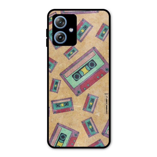 Ancient Cassettes Metal Back Case for Moto G54