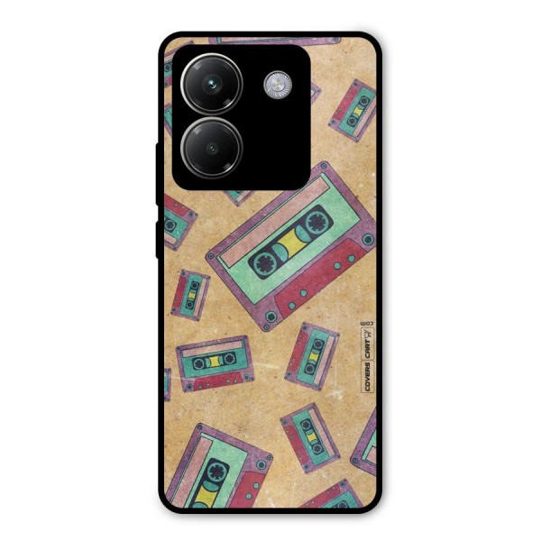 Ancient Cassettes Metal Back Case for Poco M7 Pro 5G