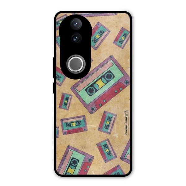 Ancient Cassettes Metal Back Case for Vivo V50e