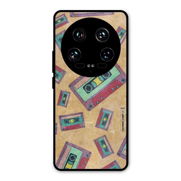 Ancient Cassettes Metal Back Case for Xiaomi 14 Ultra