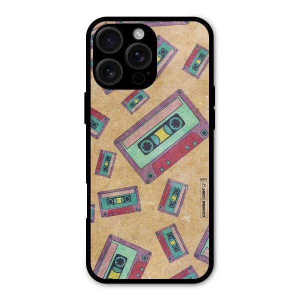 Ancient Cassettes Metal Back Case for iPhone 16 Pro Max