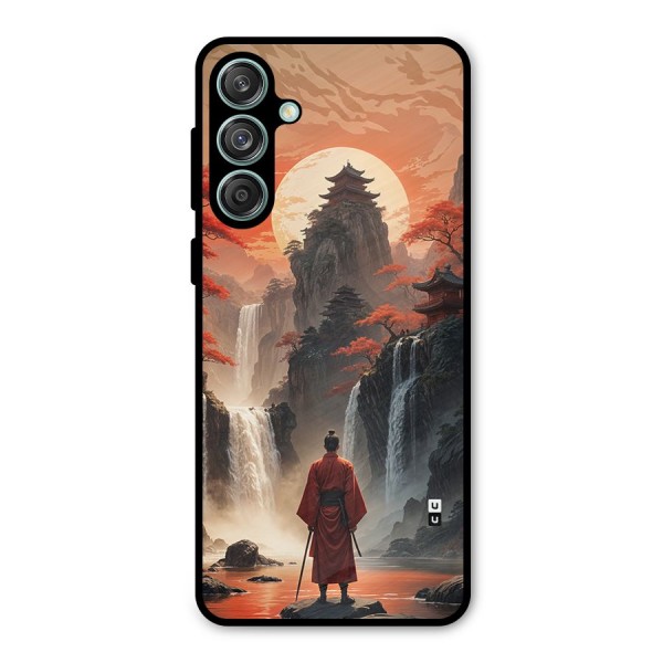 Ancient Waterfall Metal Back Case for Galaxy M55 5G