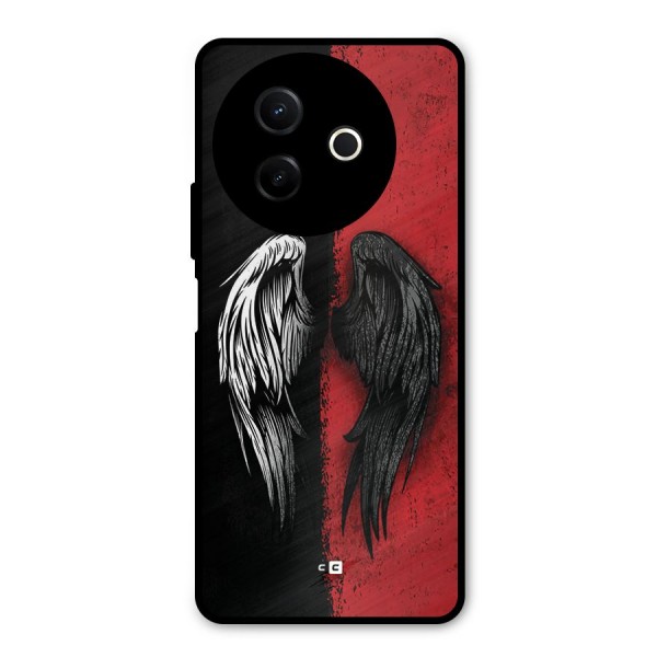 Angle Demon Wings Metal Back Case for Vivo Y39