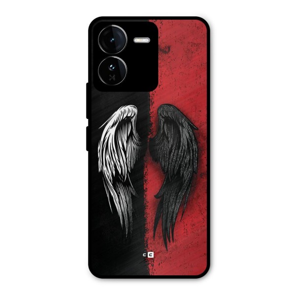 Angle Demon Wings Metal Back Case for iQOO Z9