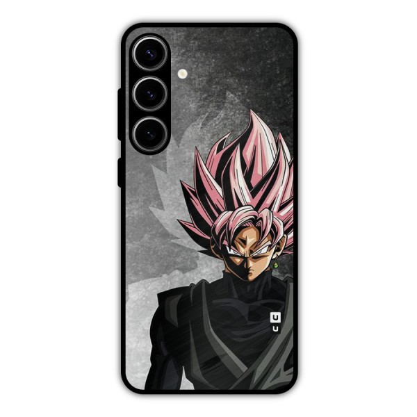 Angry Goku Metal Back Case for Galaxy S24 Plus