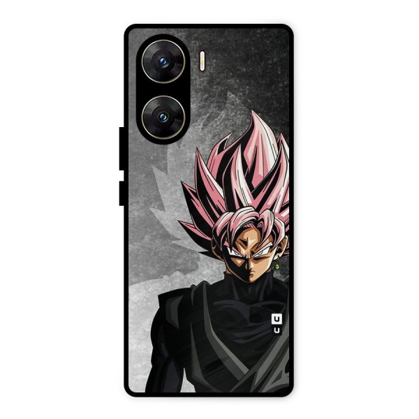 Angry Goku Metal Back Case for Vivo V29e