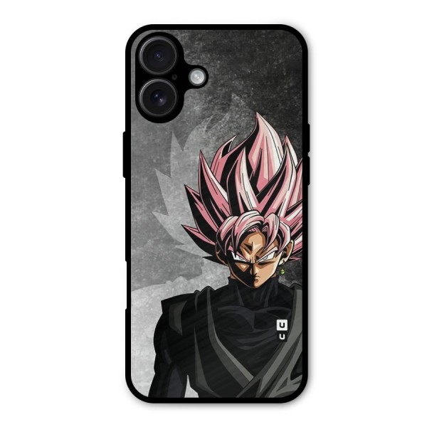Angry Goku Metal Back Case for iPhone 16 Plus