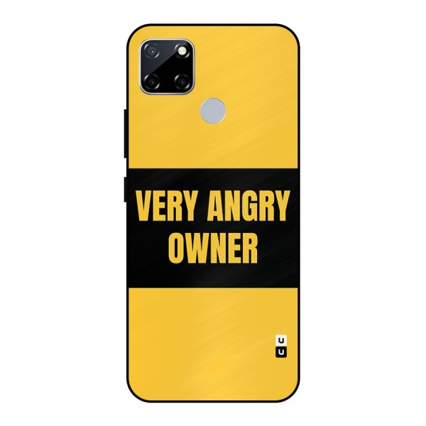 Angry Owner Metal Back Case for Realme Narzo 30A