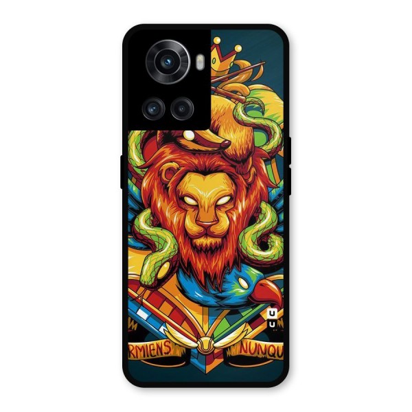 Animal Art Metal Back Case for OnePlus 10R