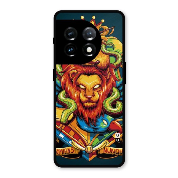 Animal Art Metal Back Case for OnePlus 11
