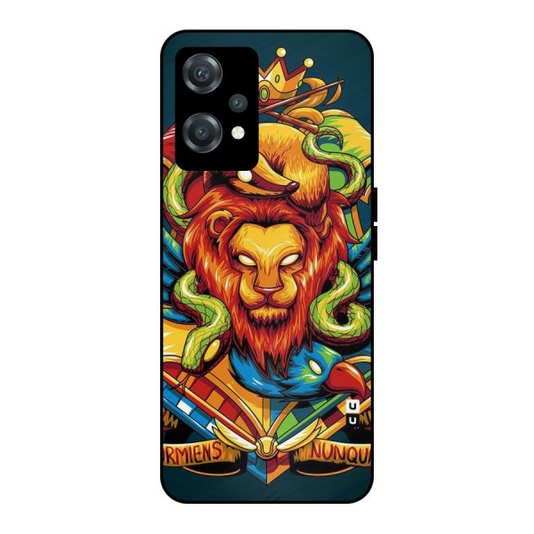 Animal Art Metal Back Case for OnePlus Nord CE 2 Lite 5G