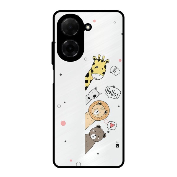 Animal Greetings Metal Back Case for Poco C71