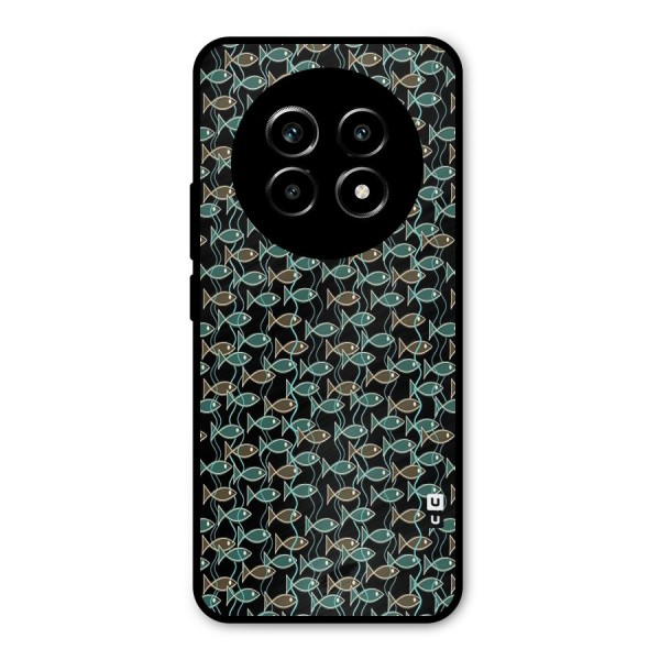 Animated Fishes Art Pattern Metal Back Case for Realme 13 Pro