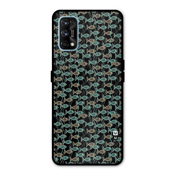 Animated Fishes Art Pattern Metal Back Case for Realme 7 Pro