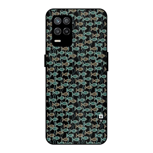 Animated Fishes Art Pattern Metal Back Case for Realme 9 5G