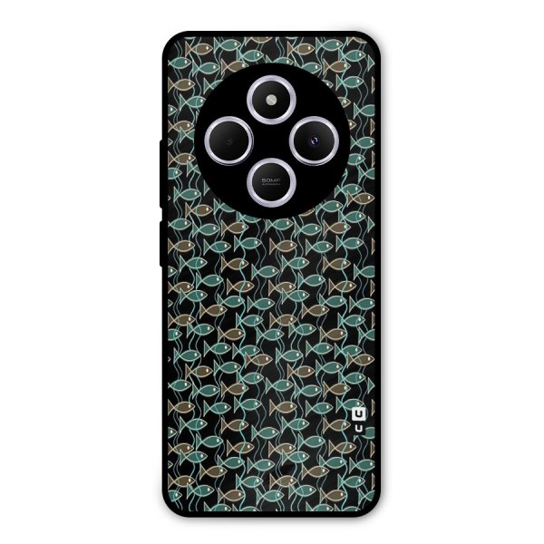 Animated Fishes Art Pattern Metal Back Case for Redmi A4