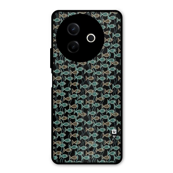 Animated Fishes Art Pattern Metal Back Case for Vivo Y39
