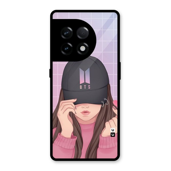Anime Beautiful BTS Girl Glass Back Case for OnePlus 11R