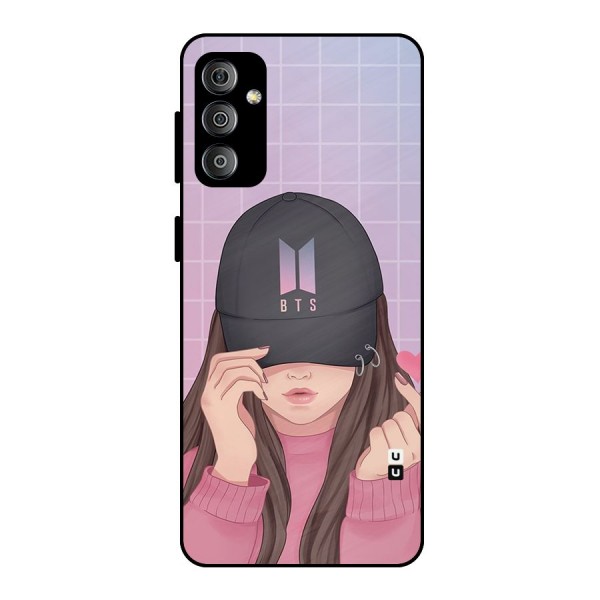 Anime Beautiful BTS Girl Metal Back Case for Galaxy F23