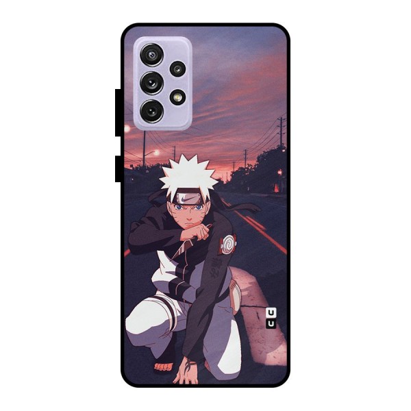 Anime Naruto Aesthetic Metal Back Case for Galaxy A72