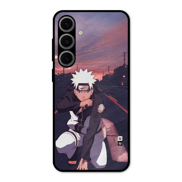Anime Naruto Aesthetic Metal Back Case for Galaxy S24 FE