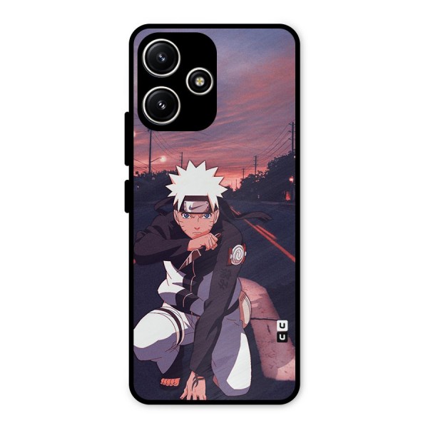 Anime Naruto Aesthetic Metal Back Case for Redmi 12 5G