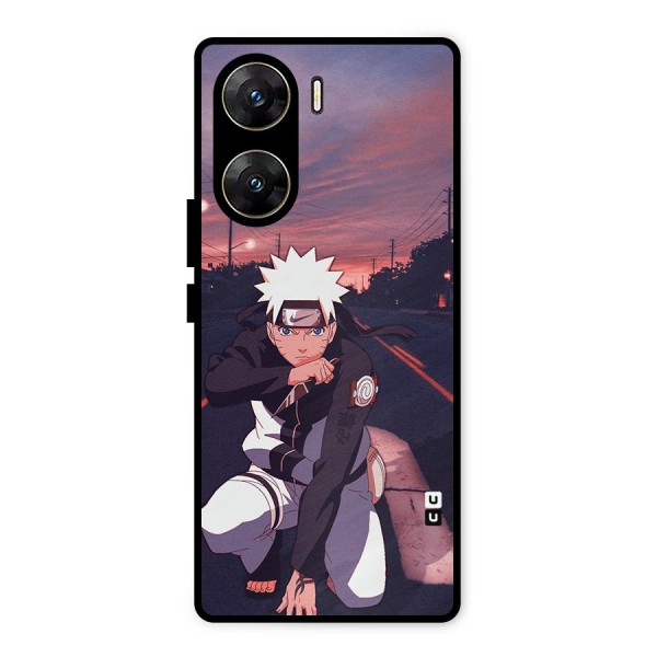 Anime Naruto Aesthetic Metal Back Case for Vivo V29e