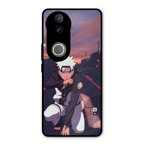 Anime Naruto Aesthetic Metal Back Case for Vivo V50e