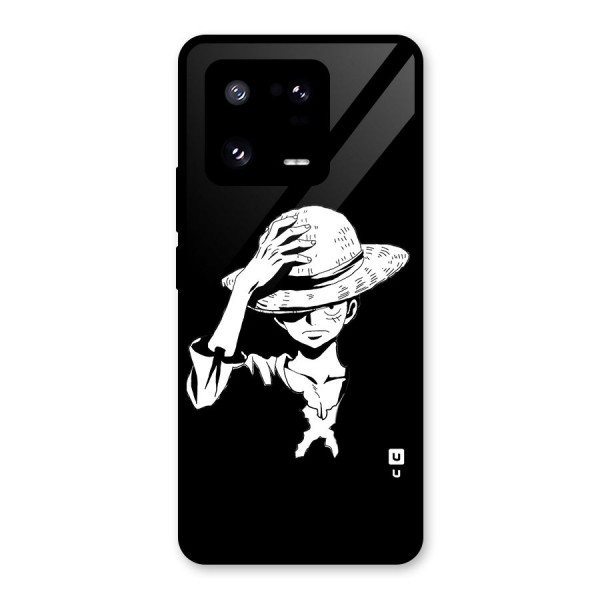 Anime One Piece Luffy Silhouette Glass Back Case for Xiaomi 13 Pro
