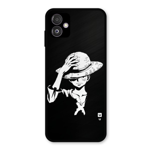 Anime One Piece Luffy Silhouette Metal Back Case for Galaxy F14