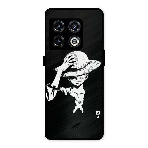 Anime One Piece Luffy Silhouette Metal Back Case for OnePlus 10 Pro 5G