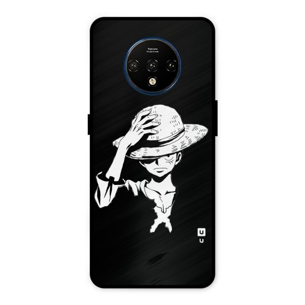 Anime One Piece Luffy Silhouette Metal Back Case for OnePlus 7T