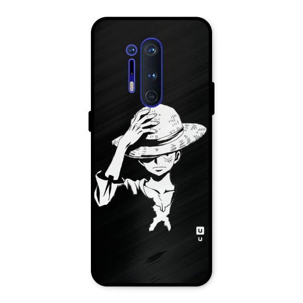Anime One Piece Luffy Silhouette Metal Back Case for OnePlus 8 Pro