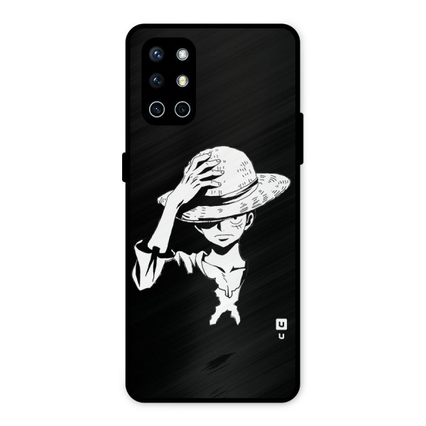 Anime One Piece Luffy Silhouette Metal Back Case for OnePlus 9R