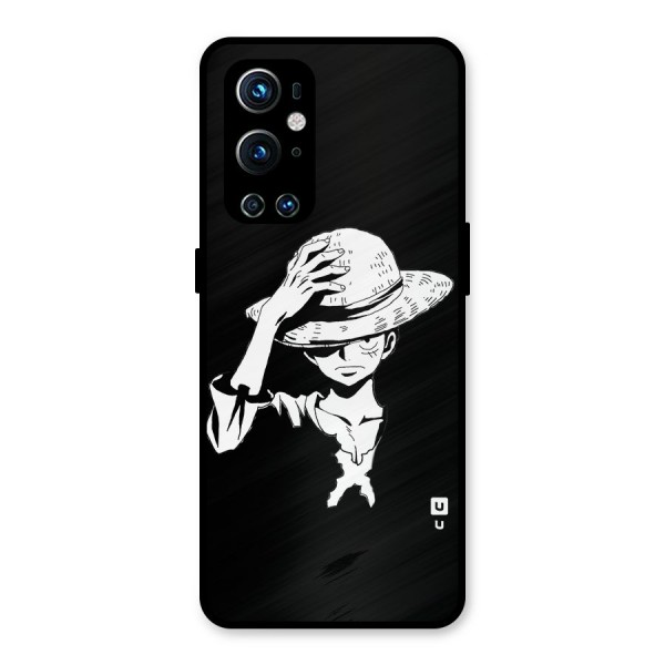 Anime One Piece Luffy Silhouette Metal Back Case for OnePlus 9 Pro