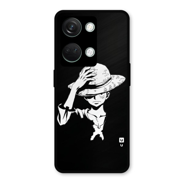 Anime One Piece Luffy Silhouette Metal Back Case for OnePlus Nord 3