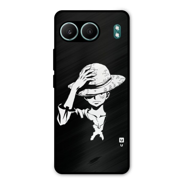 Anime One Piece Luffy Silhouette Metal Back Case for OnePlus Nord 4