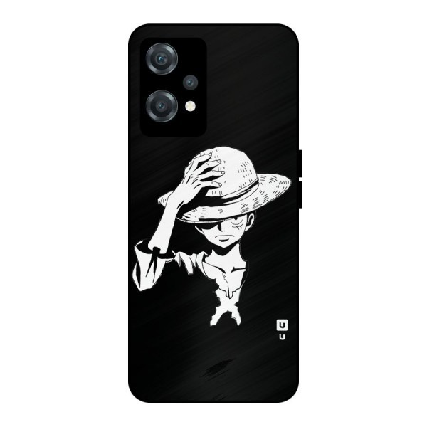 Anime One Piece Luffy Silhouette Metal Back Case for OnePlus Nord CE 2 Lite 5G