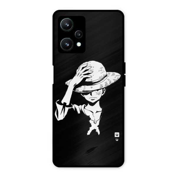 Anime One Piece Luffy Silhouette Metal Back Case for Realme 9 Pro 5G