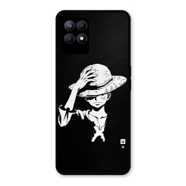 Anime One Piece Luffy Silhouette Metal Back Case for Realme Narzo 50