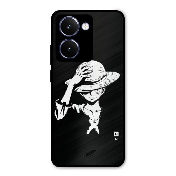 Anime One Piece Luffy Silhouette Metal Back Case for Realme P3 Ultra