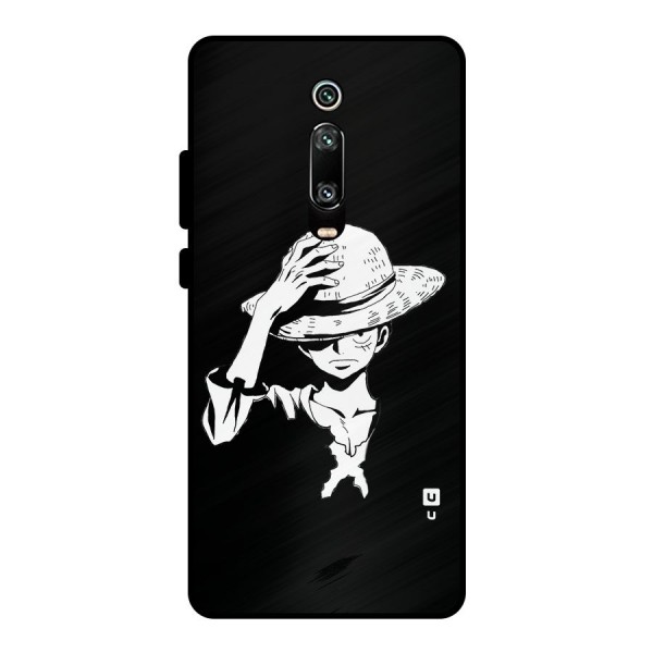 Anime One Piece Luffy Silhouette Metal Back Case for Redmi K20