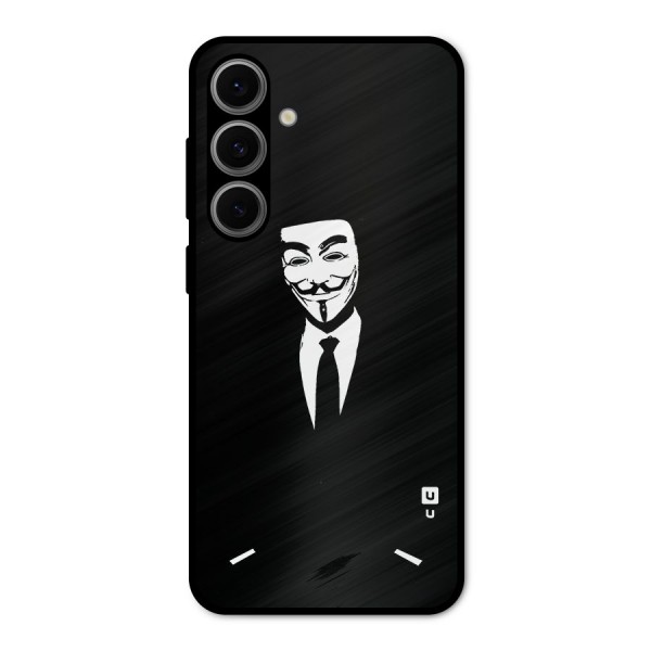 Anonymous Cool Gentleman Metal Back Case for Galaxy S24 FE