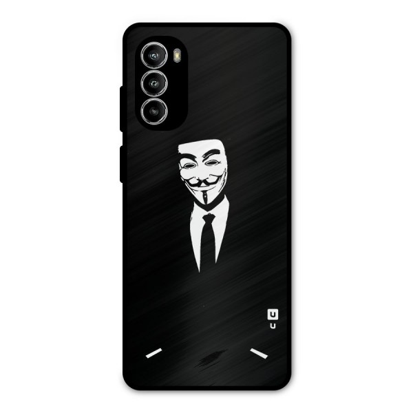 Anonymous Cool Gentleman Metal Back Case for Moto G52